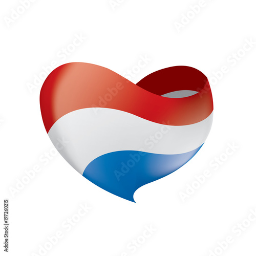 Netherlands flag, vector illustration
