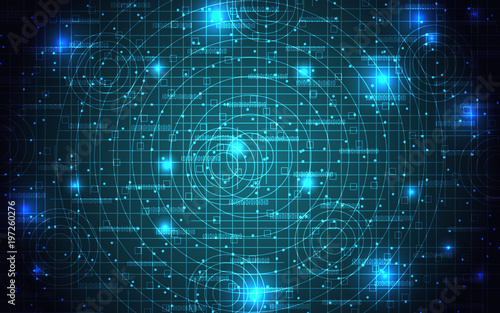 Abstract cyberspace futuristic vector background