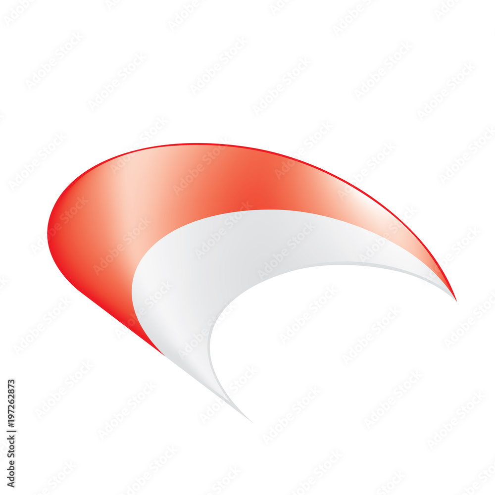 Indonesia flag, vector illustration Indonesia flag, vector illustration