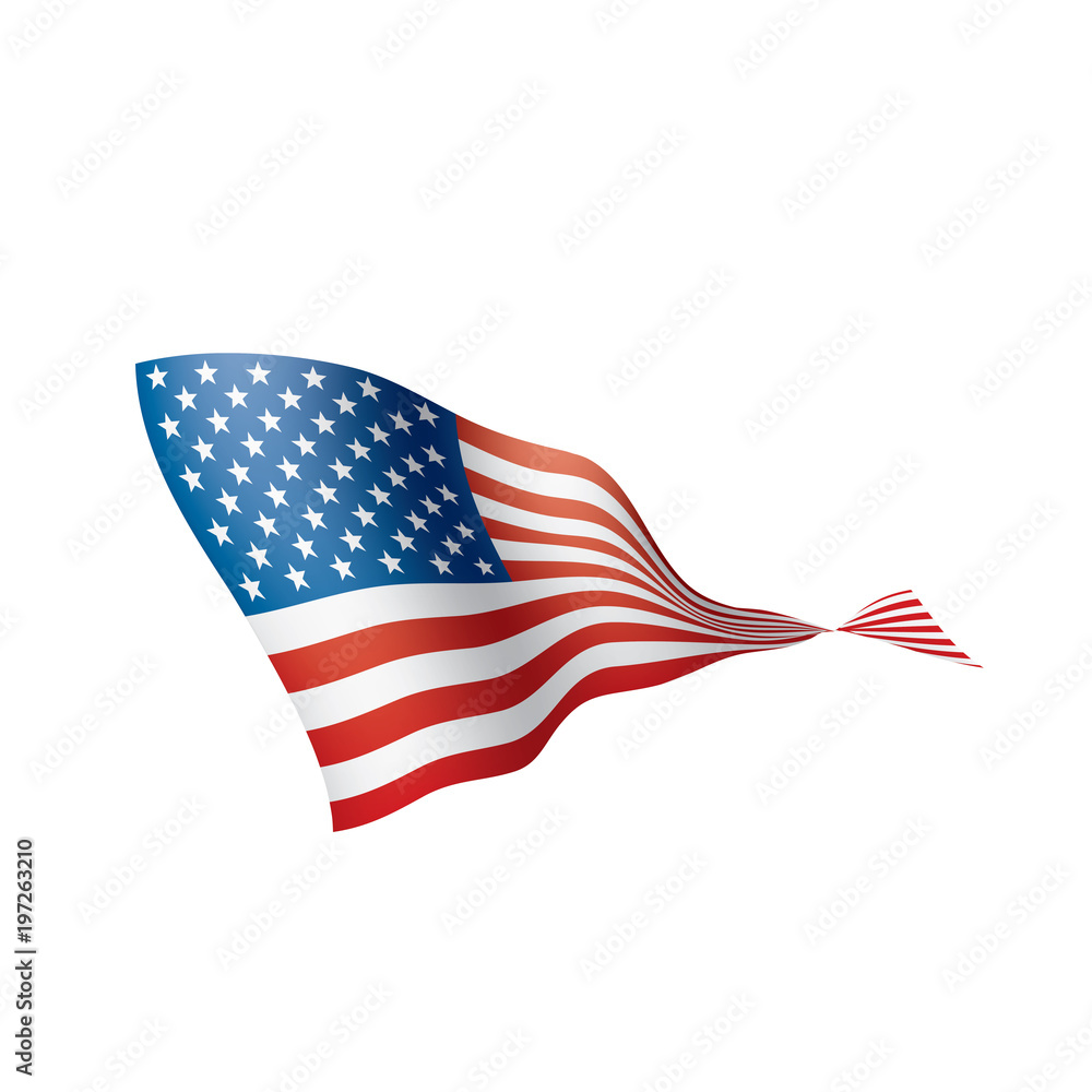 USA Flag isolated USA Flag isolated