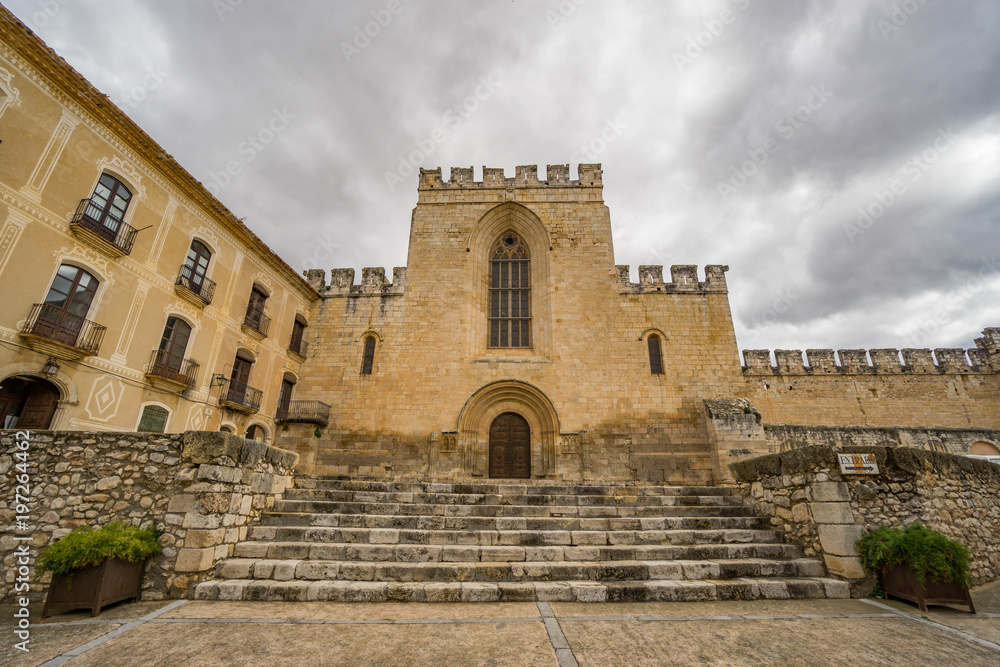 Cisterciensis monastery of Poblet, a medieval religious fortress