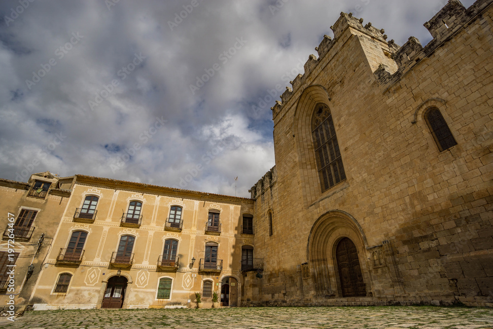 Cisterciensis monastery of Poblet, a medieval religious fortress