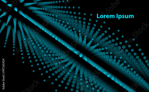 Abstract technology and engineering background with original organic elements. Vector illustration