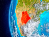 Botswana on Earth from space