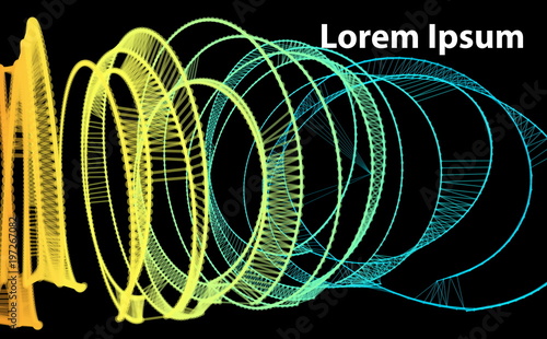 Abstract technology and engineering background with original org