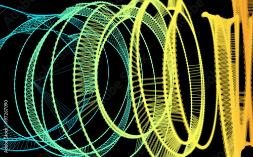 Abstract technology and engineering background with original org