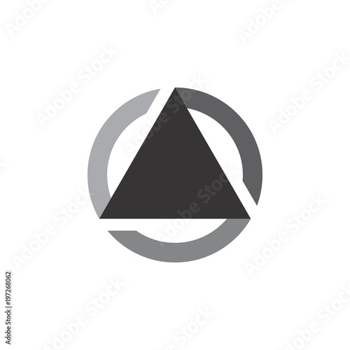 recycle with triangle logo
