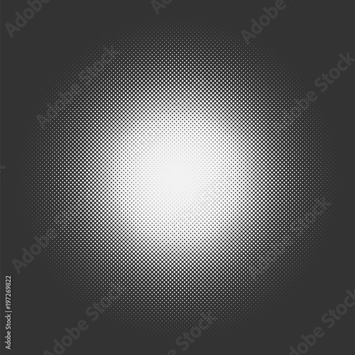 Dotted abstract form. Vector illustration