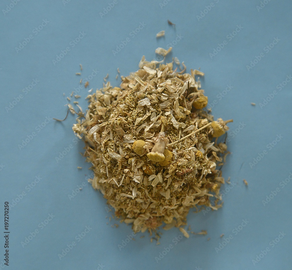 tea chamomile natural herbs close up tea chamomile natural herbs close up