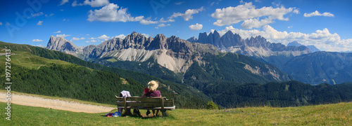 In den Dolomiten, Südtirol, Italien photo