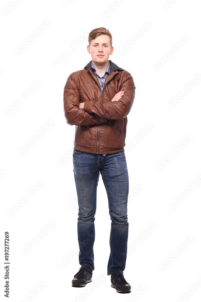 Naklejka premium Caucasian man