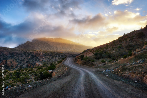 Al Hajar Mountains in Oman photo