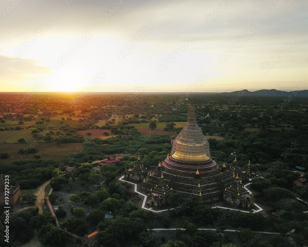Epic Sunset in Myanmar