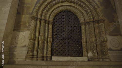 Gate, the front door to the Dormition Cathedral in the Kremlin in Moscow 4k