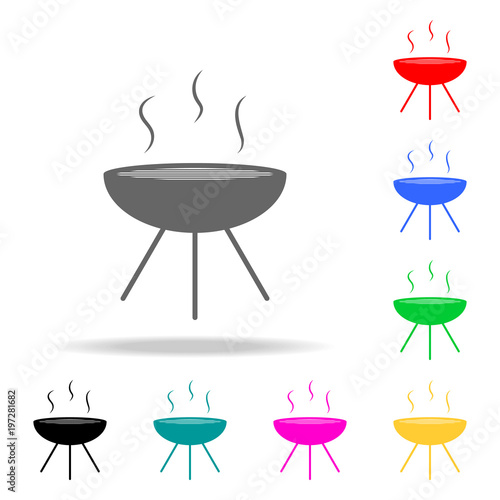 brazier icon. Elements of party multi colored icons. Premium quality graphic design icon. Simple icon for websites, web design, mobile app, info graphics