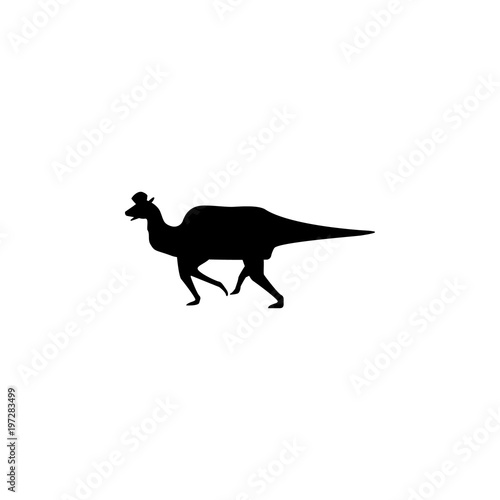 Lambeosaurus icon. Elements of dinosaur icon. Premium quality graphic design. Signs and symbol collection icon for websites, web design, mobile app, info graphics