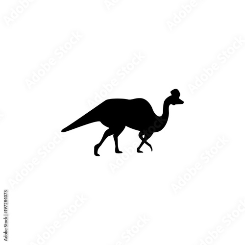 Corythosaurus icon. Elements of dinosaur icon. Premium quality graphic design. Signs and symbol collection icon for websites, web design, mobile app, info graphics