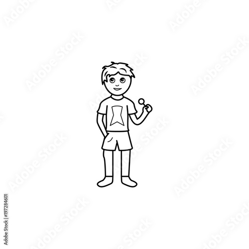 early boyhood icon. Element of generation icon for mobile concept and web apps. Thin line  icon for website design and development, app development. Premium icon