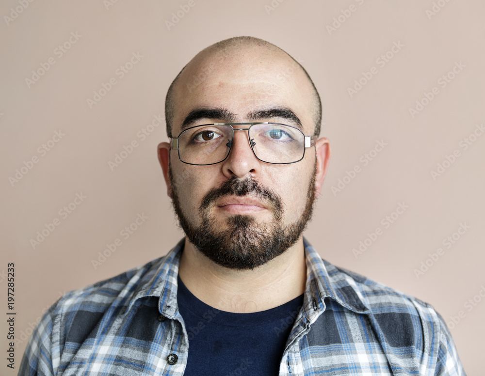 Portrait of cheerful Caucasian man Portrait of cheerful Caucasian man