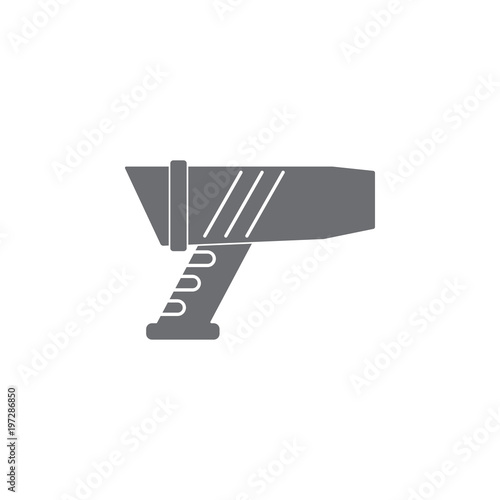 Police Speed Gun icon. Simple element illustration. Police Speed Gun symbol design template. Can be used for web and mobile