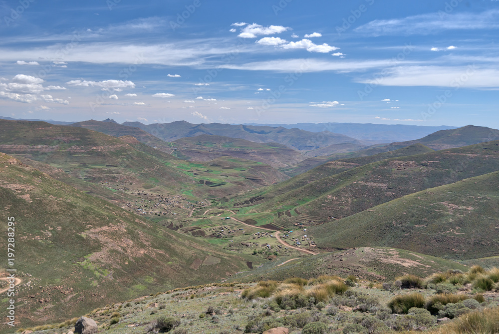 Summer Mountains in Lesotho