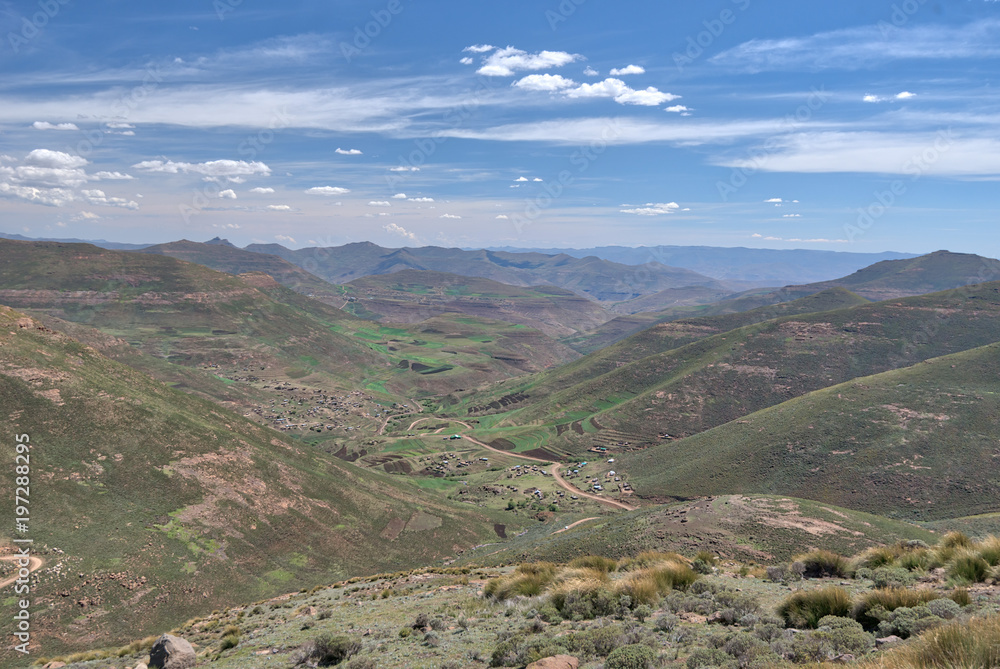 Summer Mountains in Lesotho Summer Mountains in Lesotho