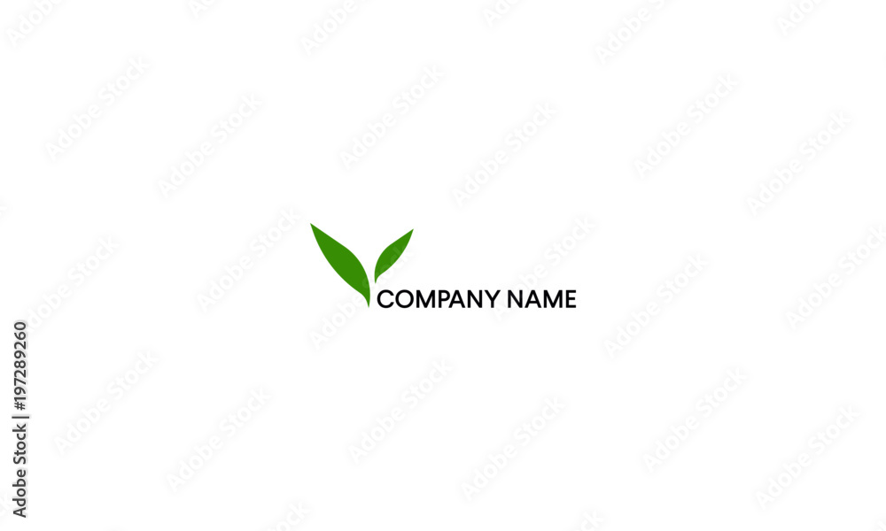 Leaves logo design
