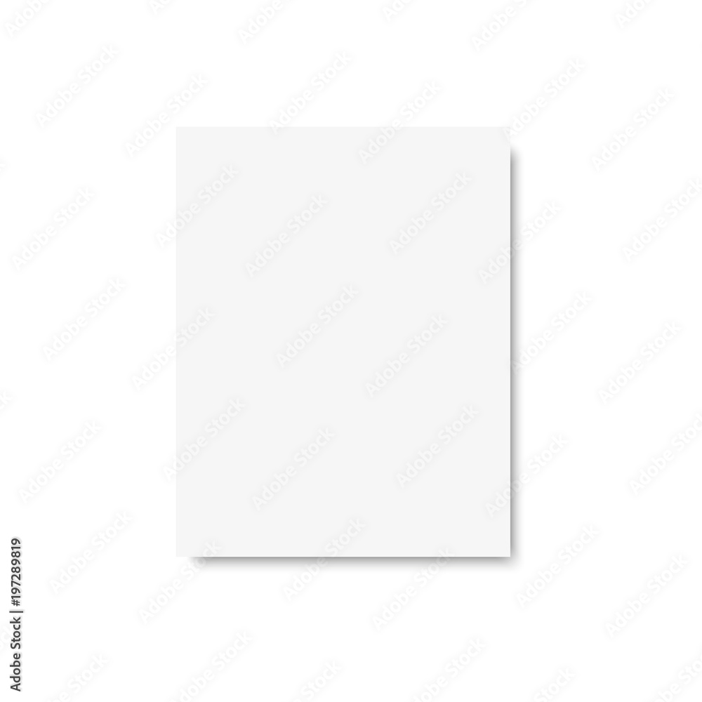 Realistic note book page with soft shadow. Vector. Realistic note book page with soft shadow. Vector.