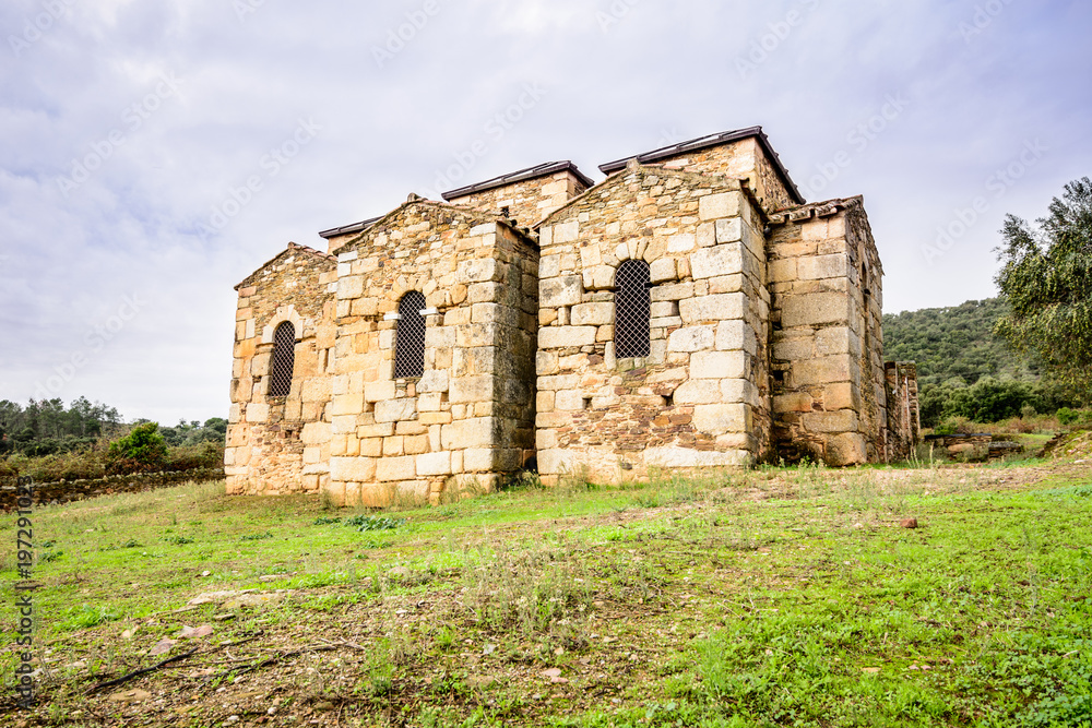 Visigothic Basilica of Santa Lucía del Trampal in Extermadura España Visigothic Basilica of Santa Lucía del Trampal in Extermadura España
