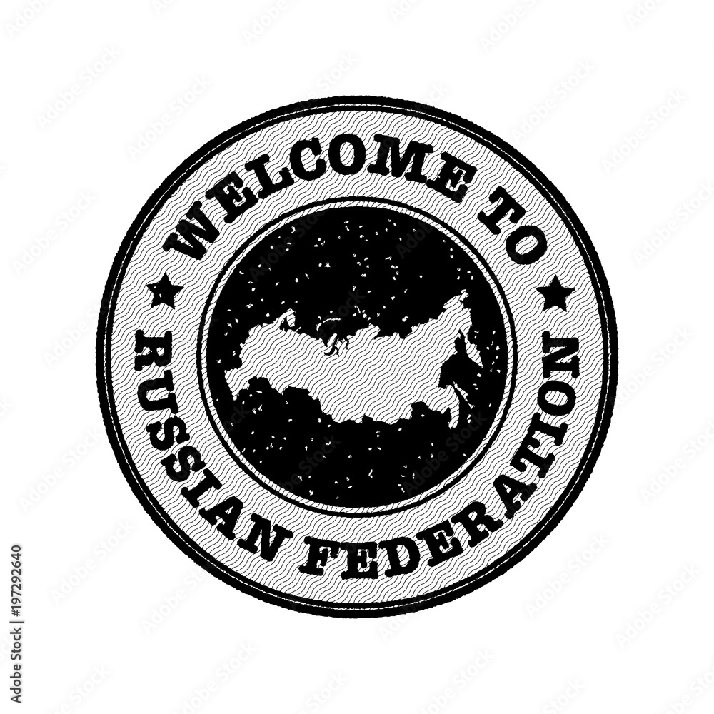 Russian Passport Stamp Stock Illustration | Adobe S…