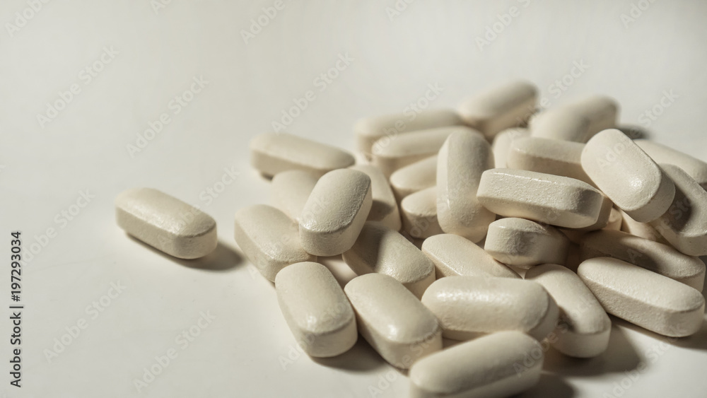 White medical pills White medical pills