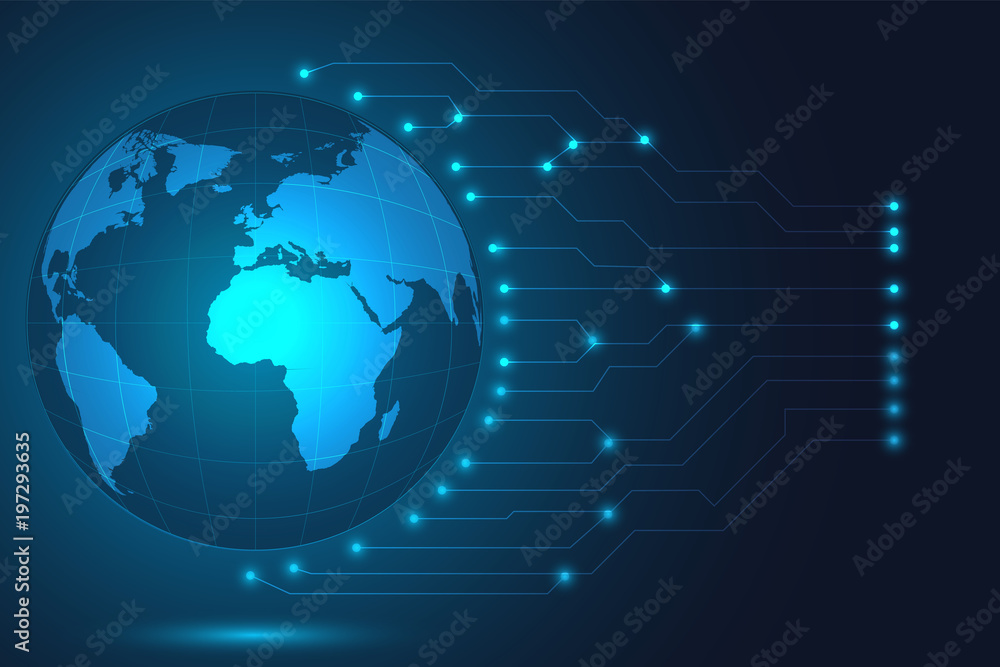 blue world map for display business details. vector illustration. blue world map for display business details. vector illustration.