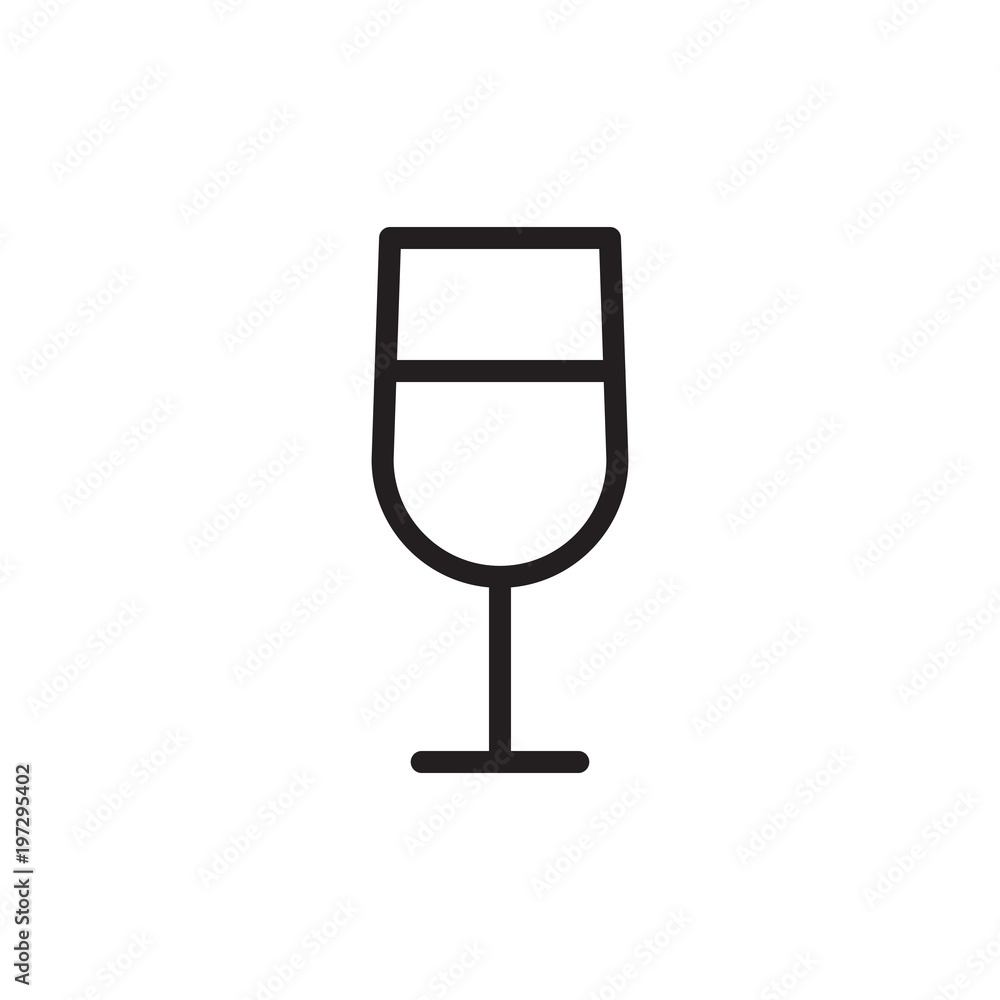 wine glass outlined vector icon. Modern simple isolated sign. Pixel perfect vector illustration for logo, website, mobile app and other designs wine glass outlined vector icon. Modern simple isolated sign. Pixel perfect vector illustration for logo, website, mobile app and other designs