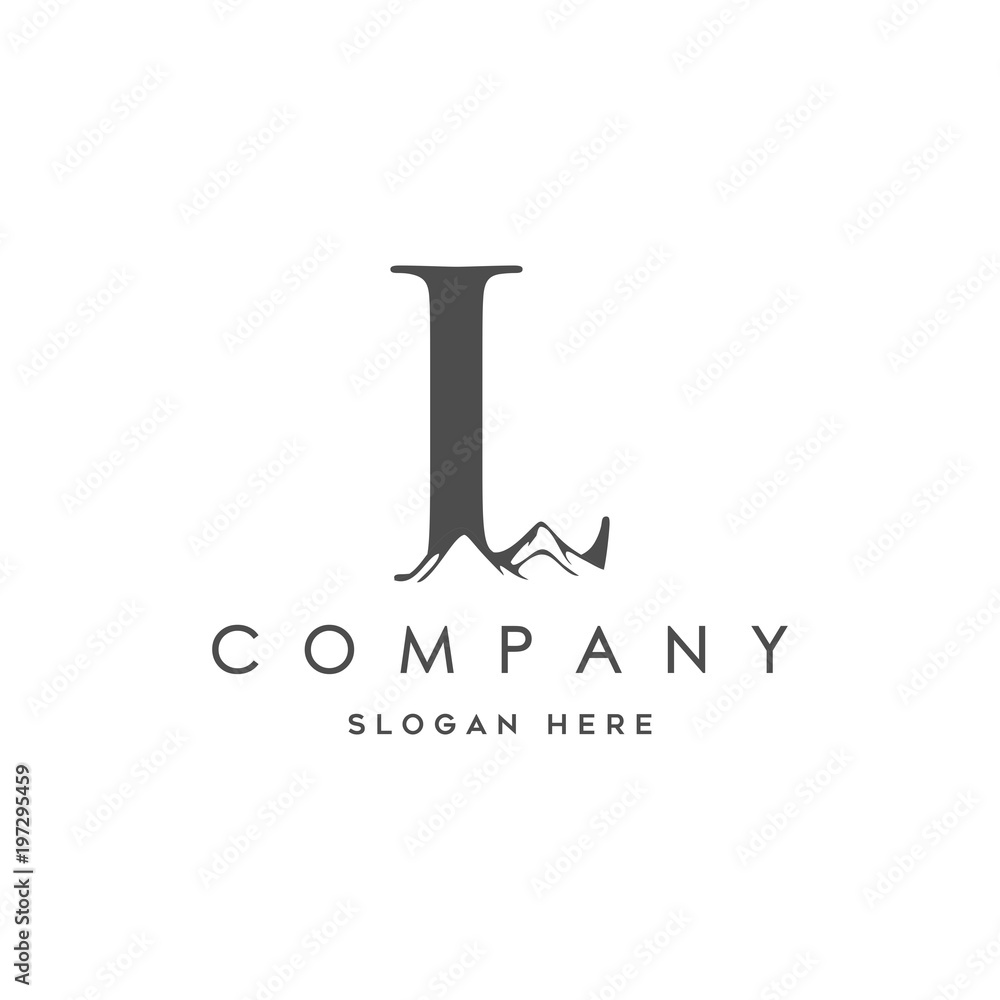 Abstract letter L logo design. Linear elegant vector icon symbol. Premium business finance media monogram logo vector Abstract letter L logo design. Linear elegant vector icon symbol. Premium business finance media monogram logo vector