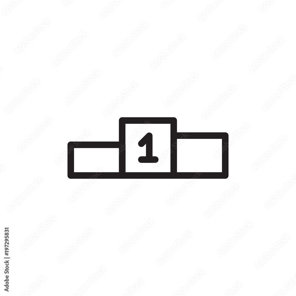 winner podium outlined vector icon. Modern simple isolated sign. Pixel perfect vector illustration for logo, website, mobile app and other designs winner podium outlined vector icon. Modern simple isolated sign. Pixel perfect vector illustration for logo, website, mobile app and other designs