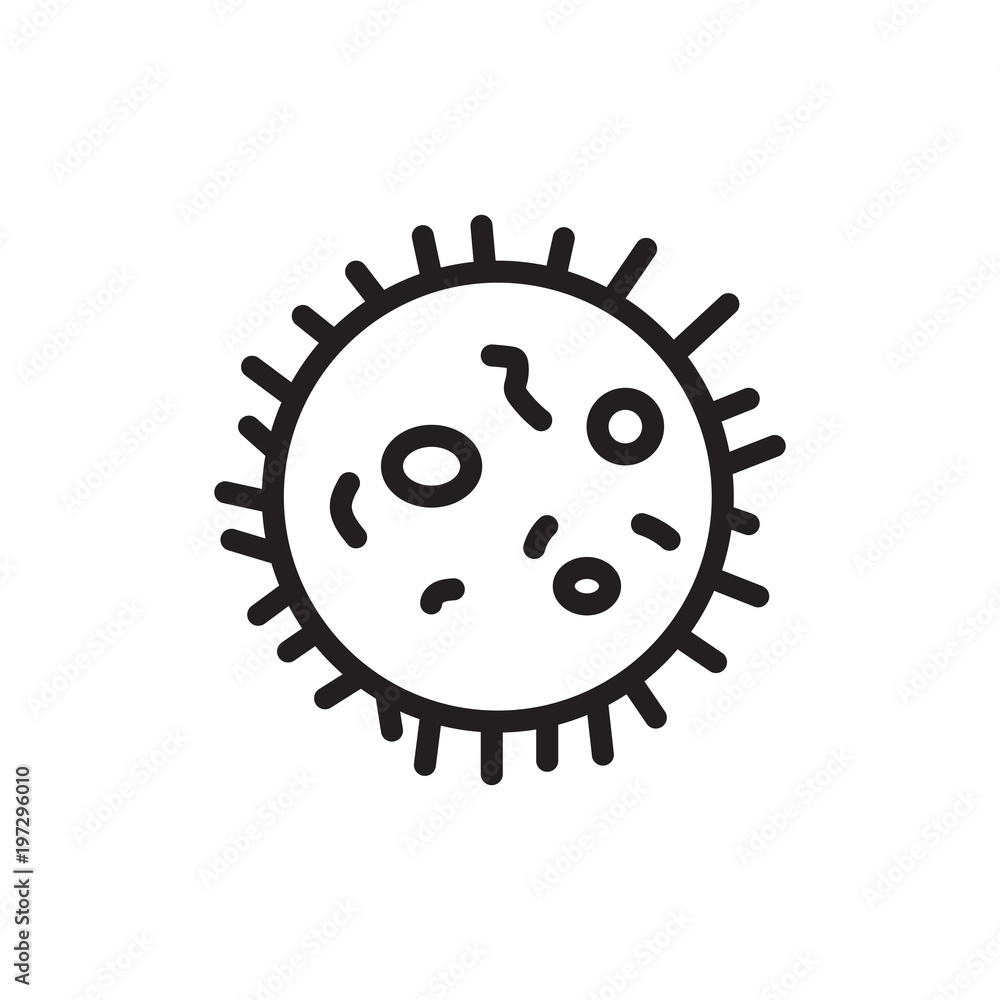 bacteria outlined vector icon. Modern simple isolated sign. Pixel perfect vector illustration for logo, website, mobile app and other designs bacteria outlined vector icon. Modern simple isolated sign. Pixel perfect vector illustration for logo, website, mobile app and other designs