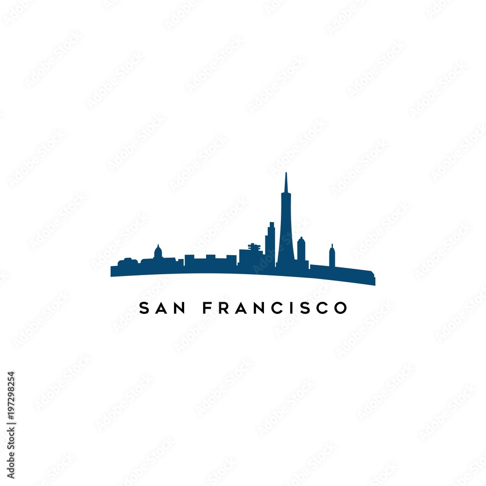 San Francisco modern city landscape skyline