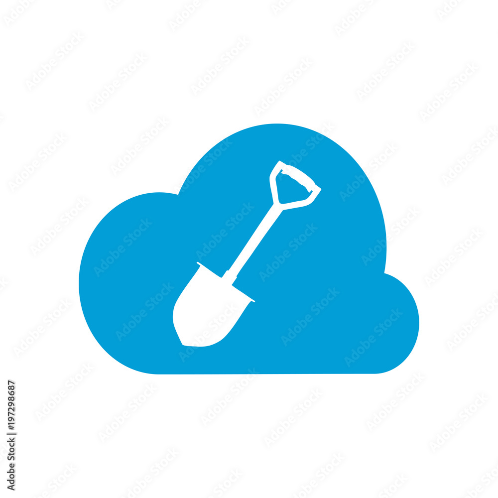 Shovel icon. Vector Illustration Shovel icon. Vector Illustration
