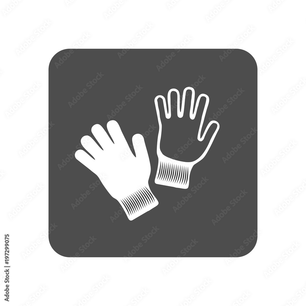 Gloves icon. Vector Illustration Gloves icon. Vector Illustration