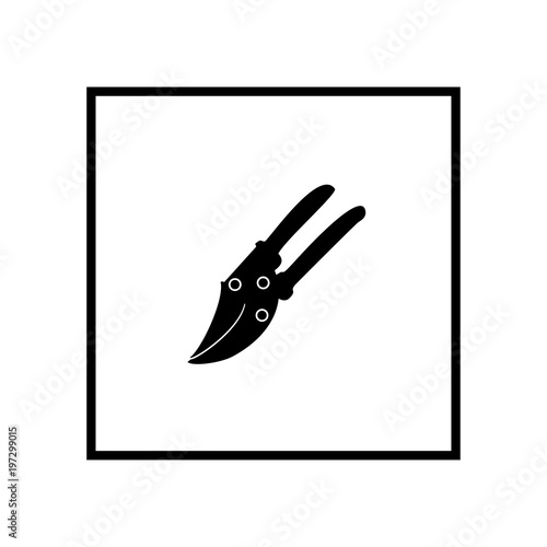 Pruner icon. Vector Illustration