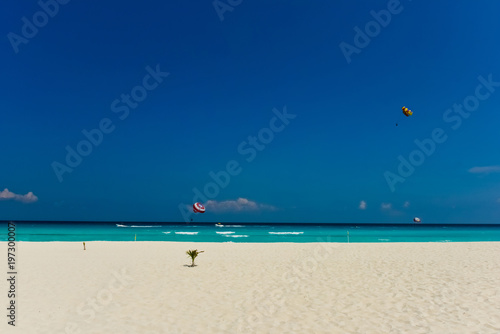 Cancun Beach and Parasailing (Horizontal)