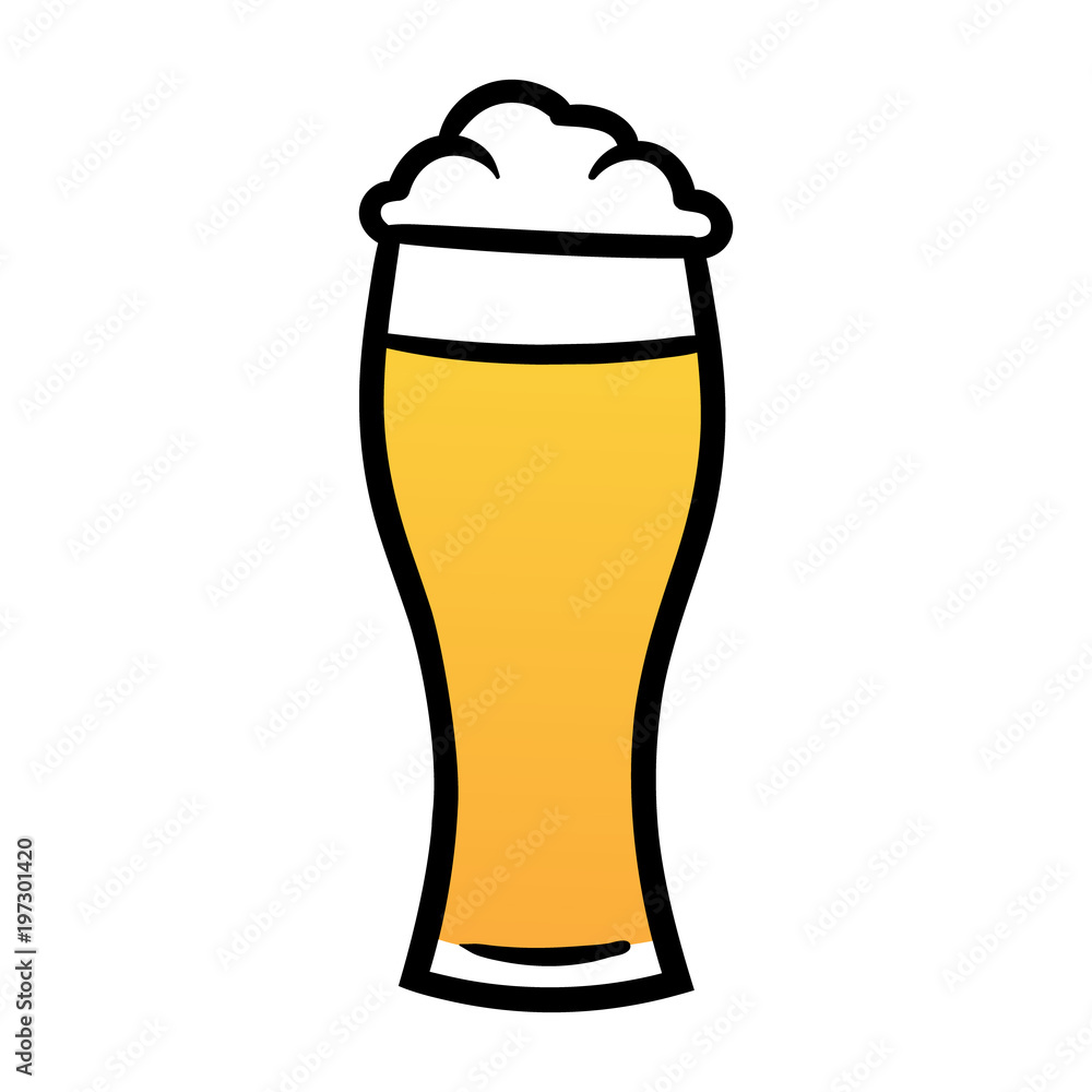Cartoon Pint of Beer Cartoon Pint of Beer
