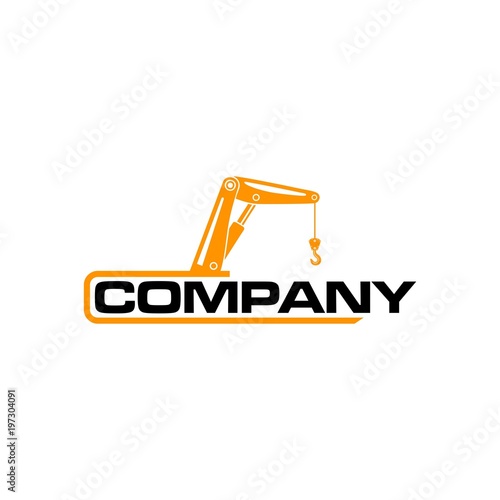 crane logo vector
