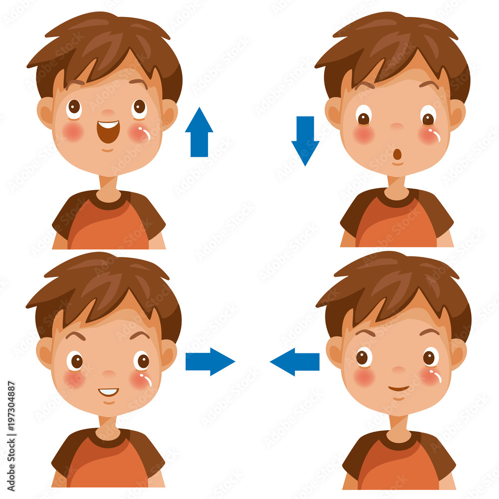 Child Looking Up Clipart