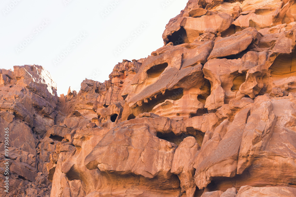 red desert canyon Sinai