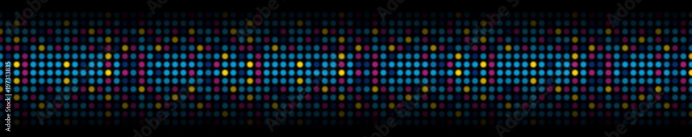 Colorful abstract shiny light circles web header banner