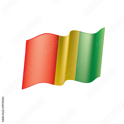 Free Download guinea flag, vector illustration - GFXLoad
