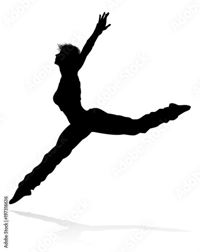 Street Dance Dancer Silhouette