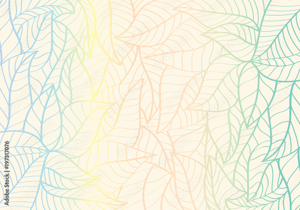 Natural Pattern,Abstract,Curve shape,Leaf Pastel colour Background