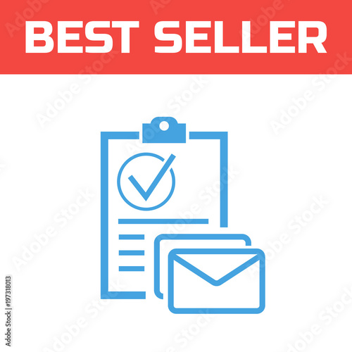 Marked Checklist Icon. Check Mark icon. Compliance Vector Sign